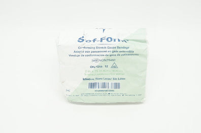 Medline NON25492 Sof-Form Conforming Stretch Gauze Bandage 2 x 75in. - Box of 12